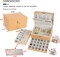 5-Layer Earring Jewelry Box with Lock – Stud, Necklace, Ring Organizer for Women and Girls